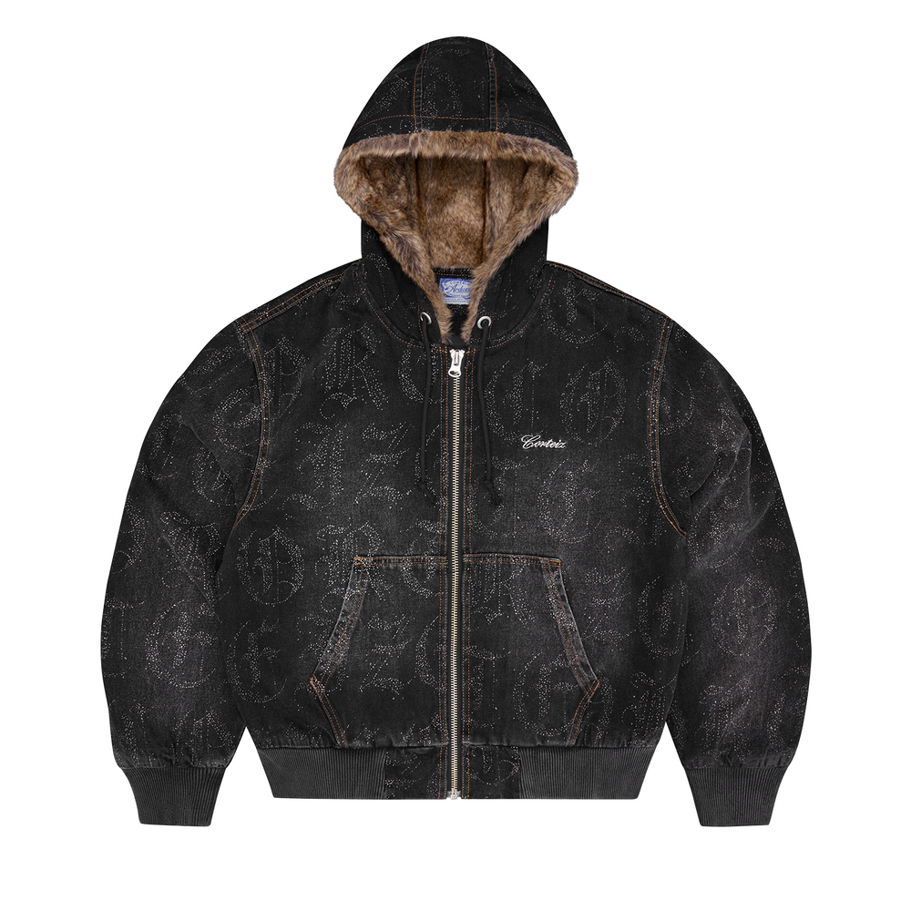 OLD ENGLISH DENIM WORK JACKET [BLACK WASH]