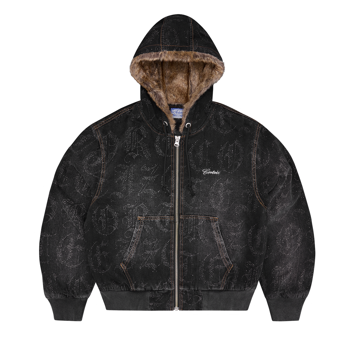 OLD ENGLISH DENIM WORK JACKET [BLACK WASH]