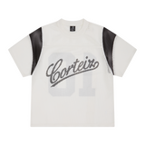 OPEN MESH PANEL JERSEY [CREAM]
