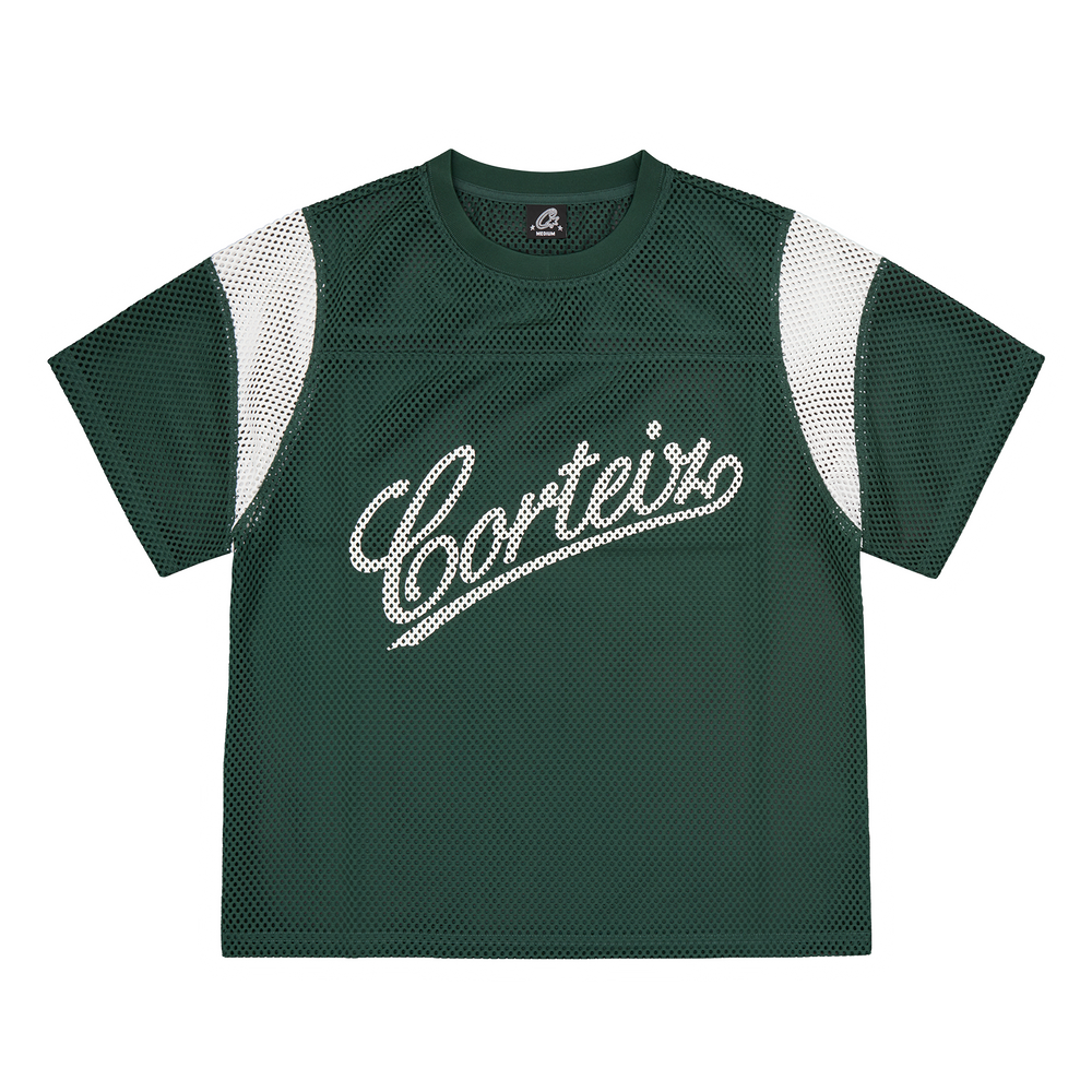 OPEN MESH PANEL JERSEY [FOREST GREEN]
