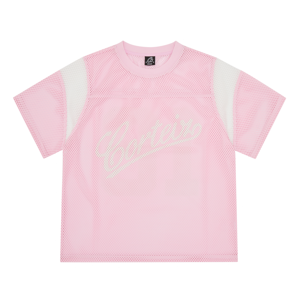 OPEN MESH PANEL JERSEY [PINK]