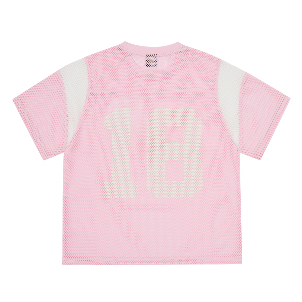 OPEN MESH PANEL JERSEY [PINK]