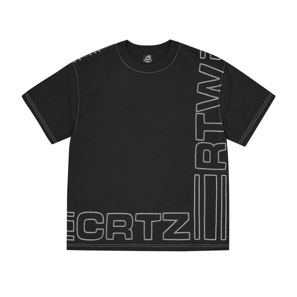 OUTLINE HEAVYWEIGHT TEE [BLACK]