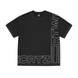 OUTLINE HEAVYWEIGHT TEE [BLACK]