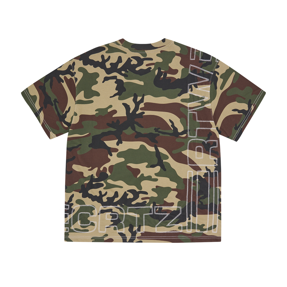OUTLINE HEAVYWEIGHT TEE [WOODLAND CAMO]