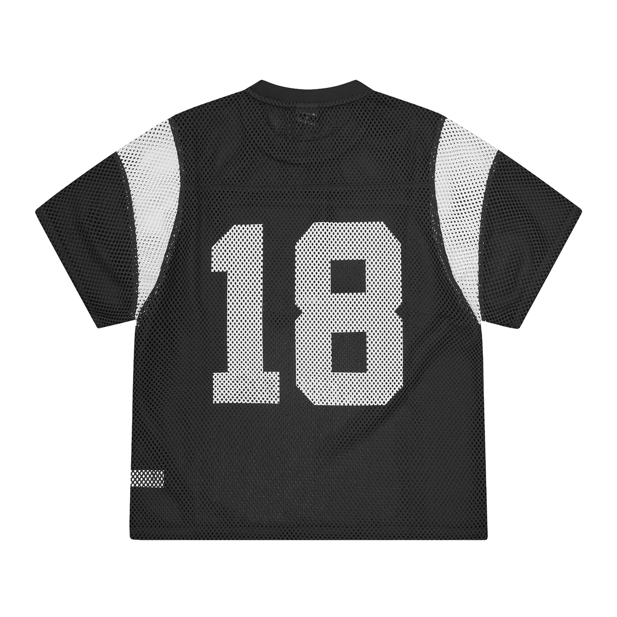 OPEN MESH PANEL JERSEY [BLACK]
