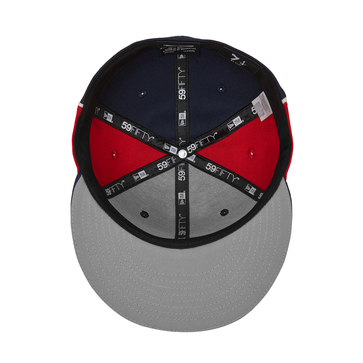 PIRATE RADIO NEW ERA FITTED CAP [NAVY/RED]