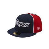PIRATE RADIO NEW ERA FITTED CAP [NAVY/RED]
