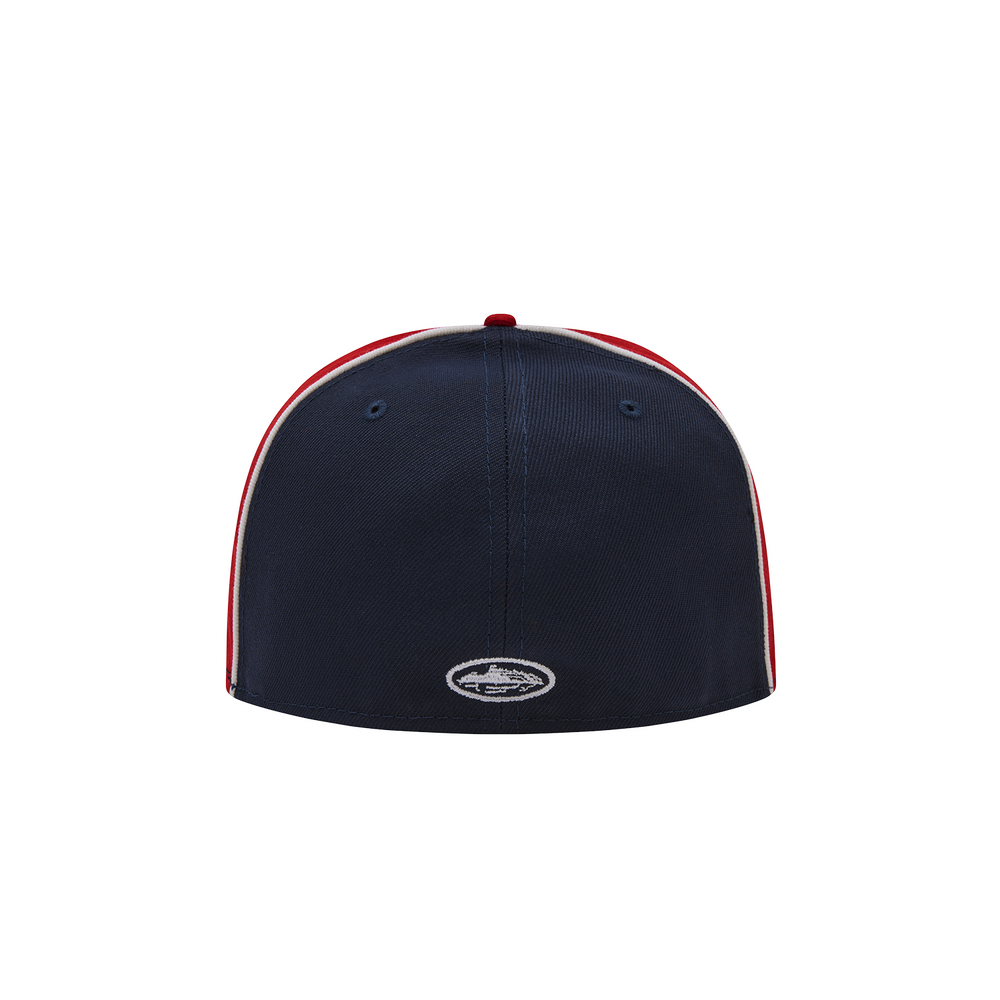 PIRATE RADIO NEW ERA FITTED CAP [NAVY/RED]