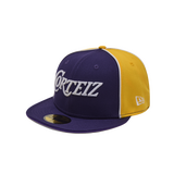 PIRATE RADIO NEW ERA FITTED CAP [PURPLE/GOLD]
