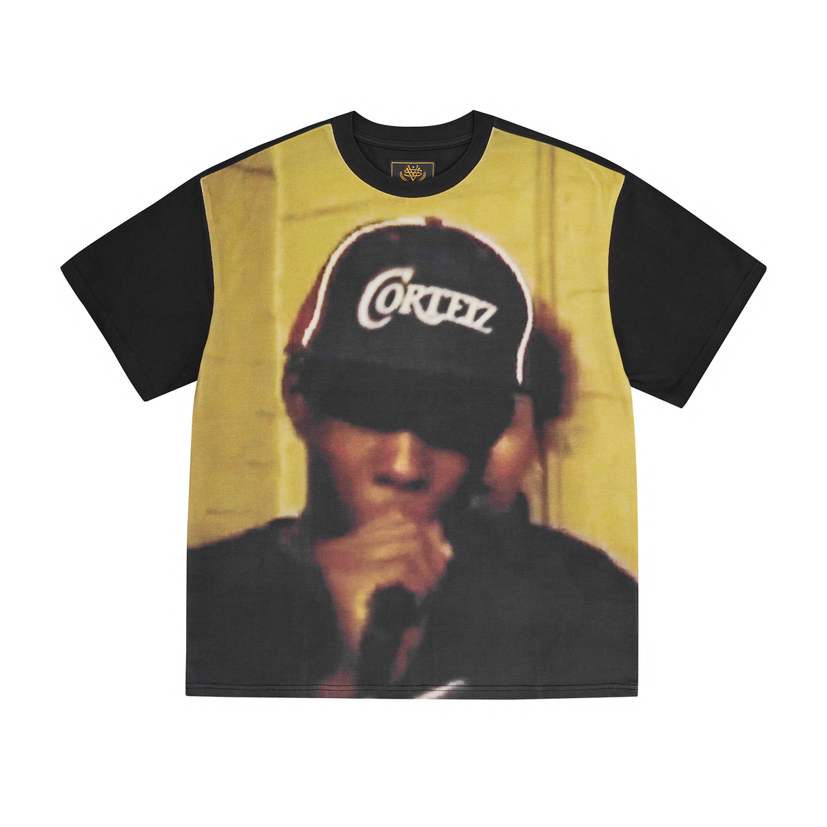 PIRATE RADIO HEAVYWEIGHT TEE [BLACK]