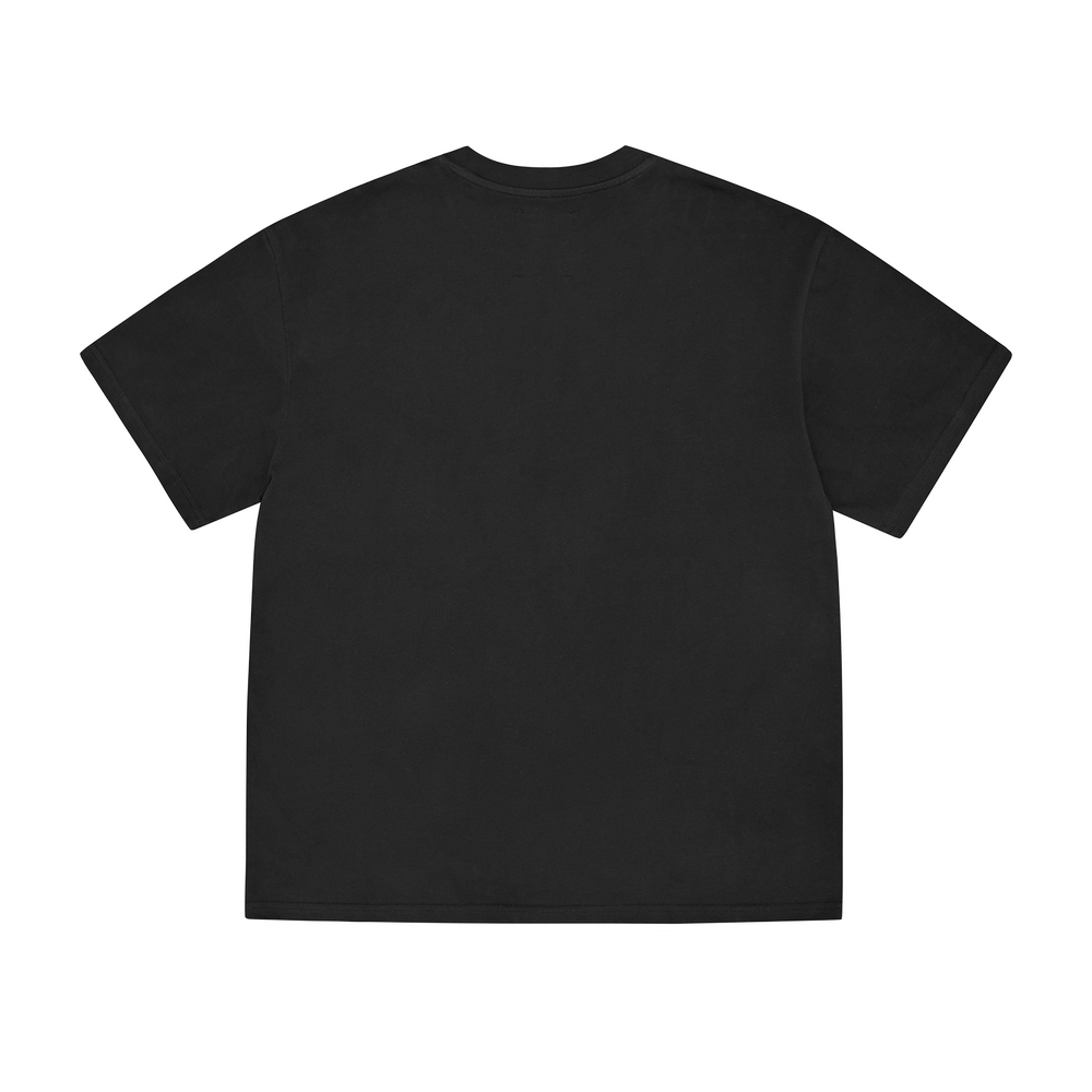 PIRATE RADIO HEAVYWEIGHT TEE [BLACK]