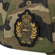 EMBLEM RIPSTOP CAP [WOODLAND CAMO]