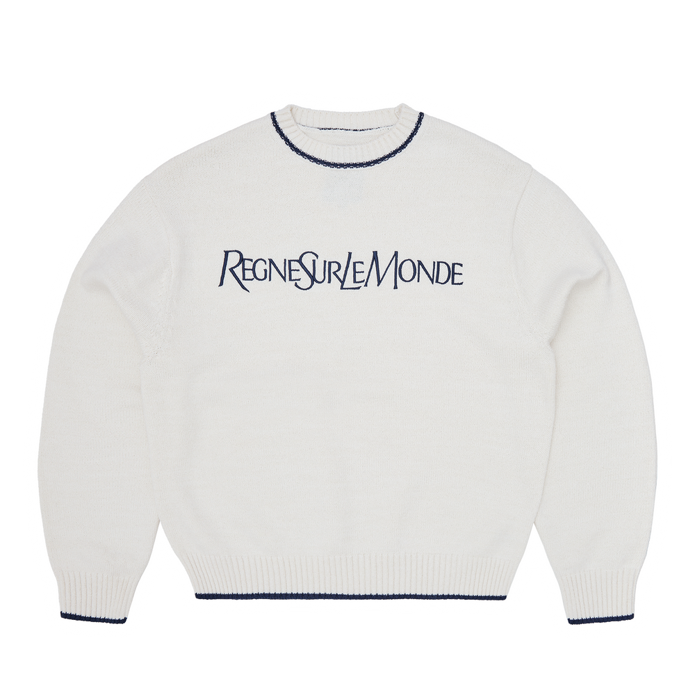 RSLM KNIT CREWNECK [CREAM]
