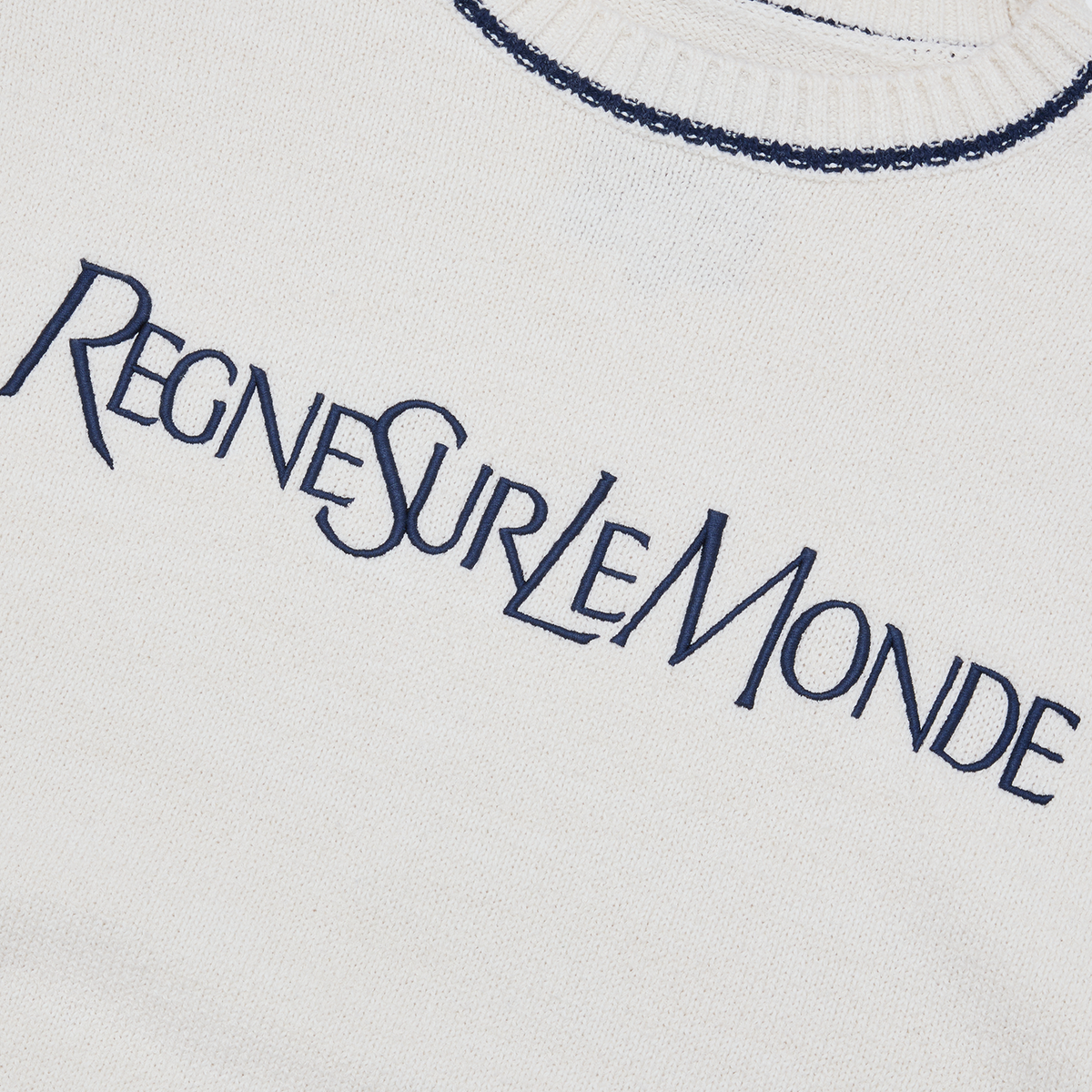 RSLM KNIT CREWNECK [CREAM]