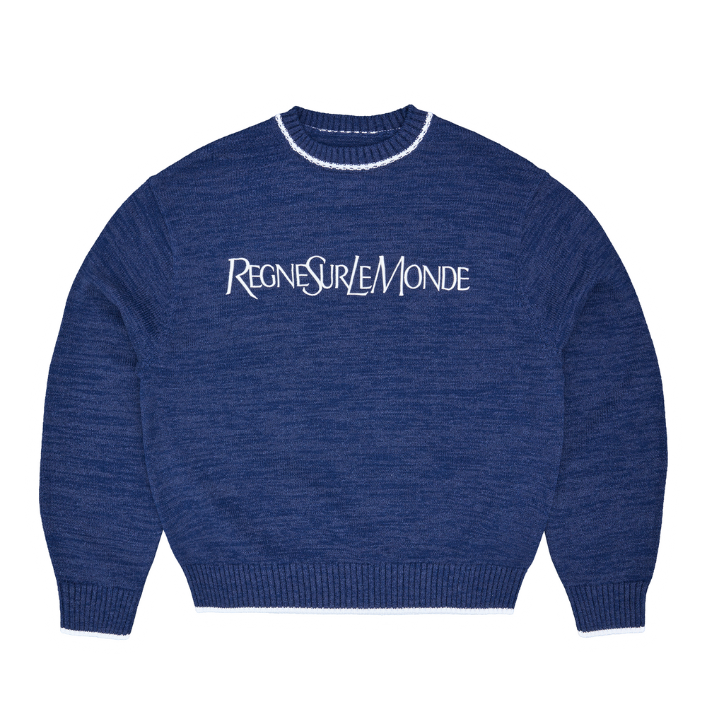 RSLM KNIT CREWNECK [NAVY]