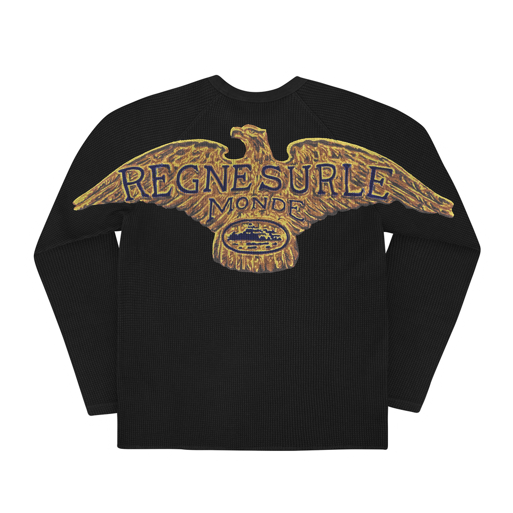 RSLM EAGLE WAFFLE THERMAL [BLACK]