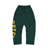 LUNDUN STITCH OPEN HEM SWEATPANT [FOREST / YELLOW]