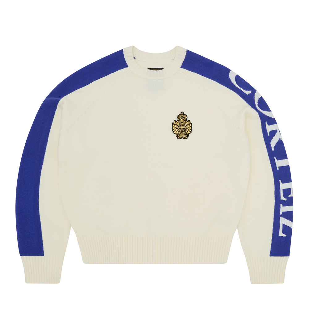 VVS PANEL KNIT SWEATER [CREAM]