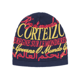 WORLDWIDE WAFFLE BEANIE [NAVY]
