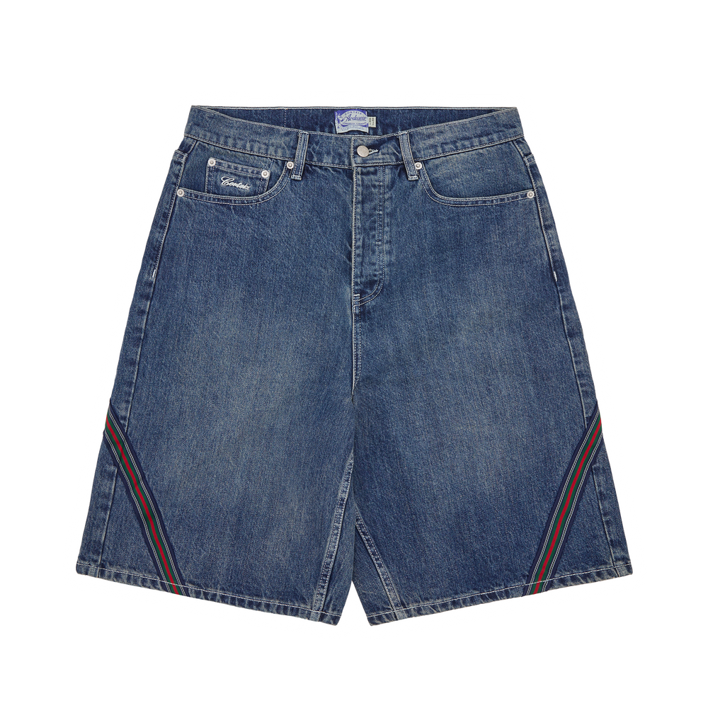 SAVOY DENIM SHORT [CHALK WASH]