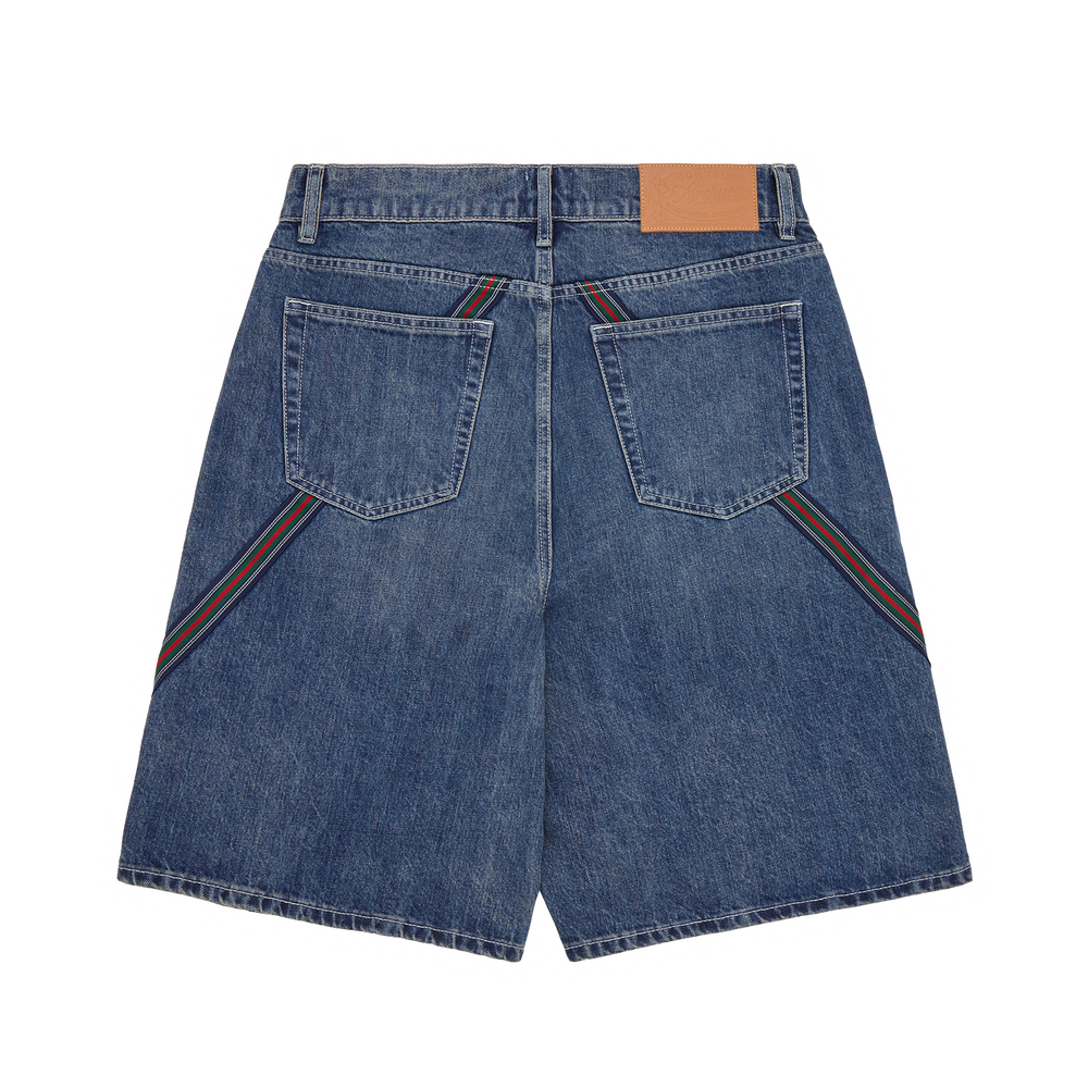 SAVOY DENIM SHORT [CHALK WASH]