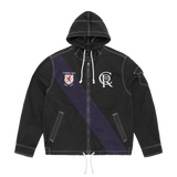 SHIELD CREST TWILL JACKET [BLACK]