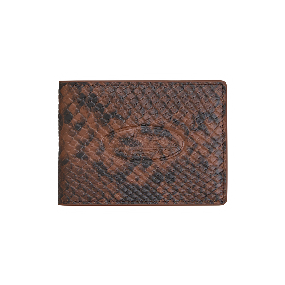 ISLAND LEATHER CARD HOLDER [BROWN SNAKE]