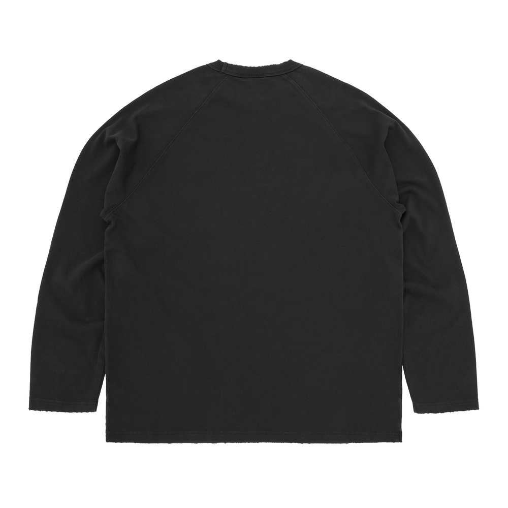 SOPHOMORE RAGLAN LS [BLACK]