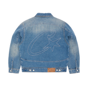 STITCH DOWN DENIM JACKET [FADED INDIGO]