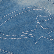 STITCH DOWN DENIM JACKET [FADED INDIGO]