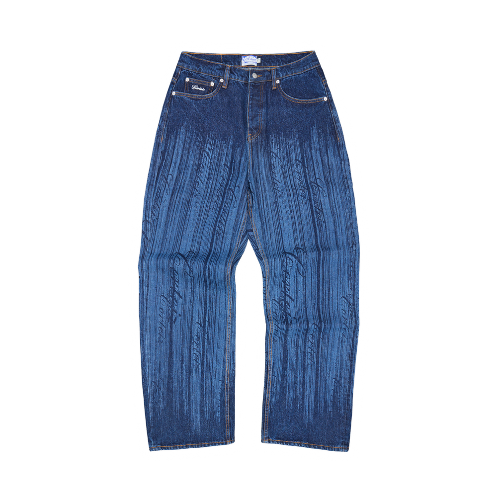 STRIKE BAGGY JEANS [DARK WASH]