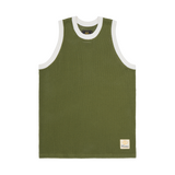 VICE MESH KNIT VEST [OLIVE]
