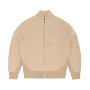 VVS RIB KNIT ZIP UP [NATURAL]