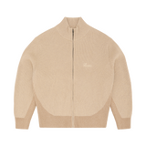 VVS RIB KNIT ZIP UP [NATURAL]