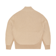VVS RIB KNIT ZIP UP [NATURAL]