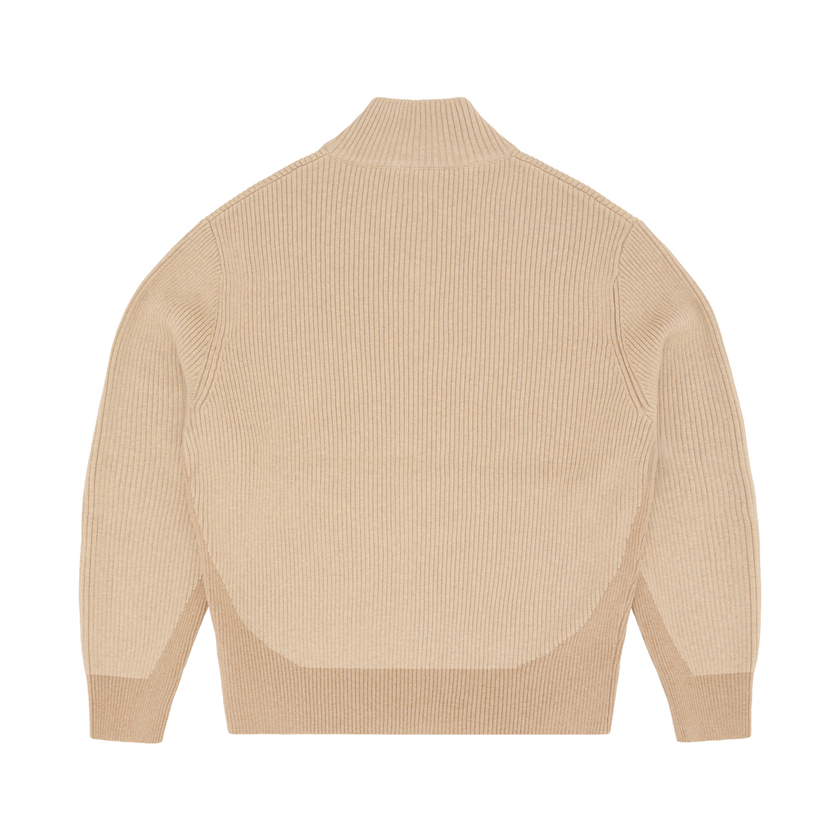 VVS RIB KNIT ZIP UP [NATURAL]
