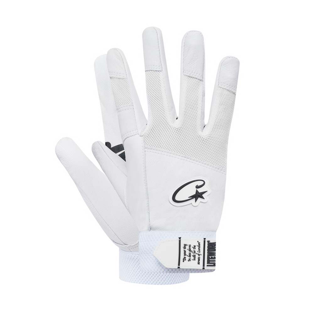 LEATHER GLOVES [WHITE]