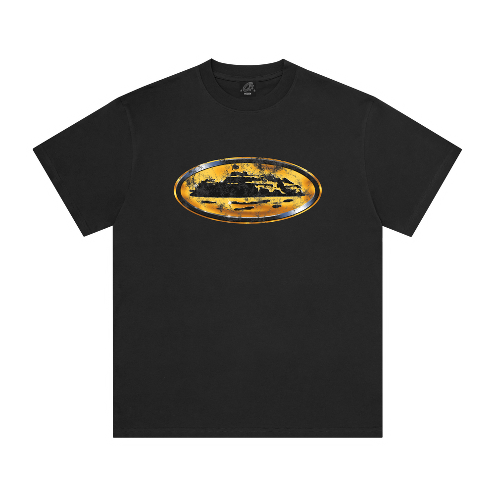 CORRODED ISLAND TEE [BLACK]