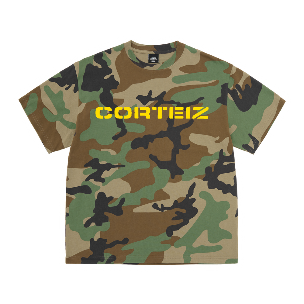 FRONTLINE TEE [WOODLAND CAMO]