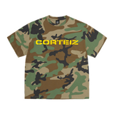 FRONTLINE TEE [WOODLAND CAMO]